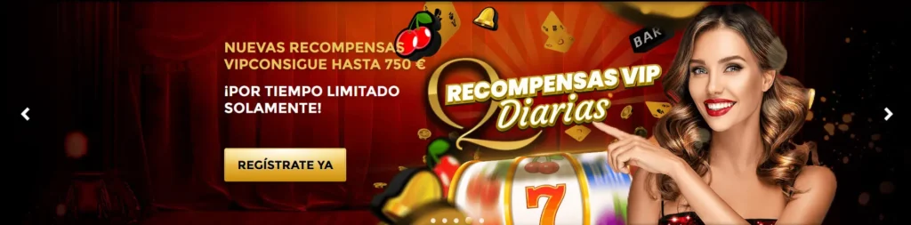 Chica en la bandera de UNIQUE CASINO