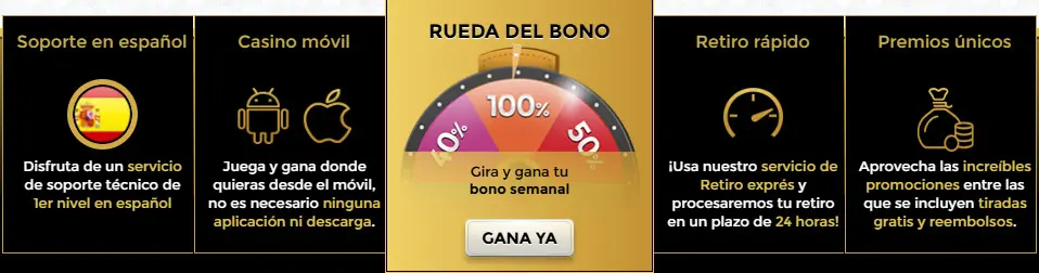 Reglas de UNIQUE CASINO